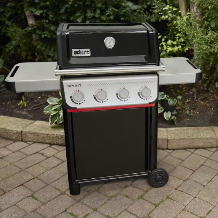 Weber Spirit E-410 Gasgrill, 4 Brenner, Flüssiggas, 1500886